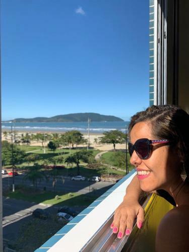 Apartamento Em Santos Vista Mar