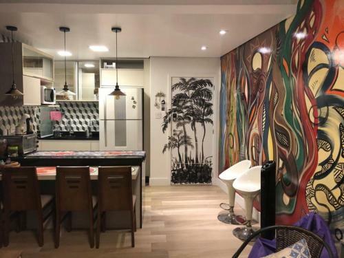 Apartamento Book Santos ?unlimited 1413 ? Modernidade E Arte