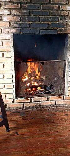 Cabana Agrad�vel Com Lareira Interna.