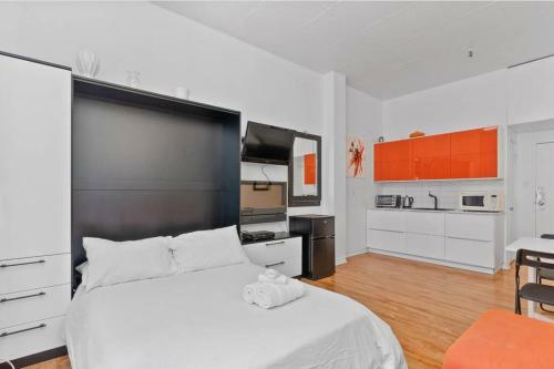 Apartamento Initial - Orange Studio - Centre-ville De Qu�bec