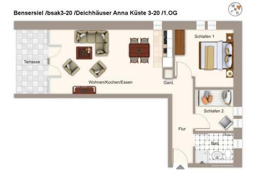 Apartamento Deichh�user Anna K�ste Deichh�user Anna K�ste 3-20