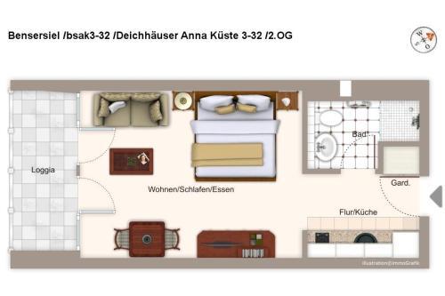 Apartamento Deichh�user Anna K�ste Deichh�user Anna K�ste 3-32