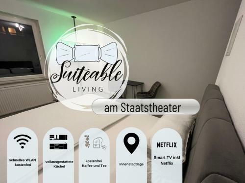 Apartamento Suiteable-living Moderne, Zentrale Einraumwohnung