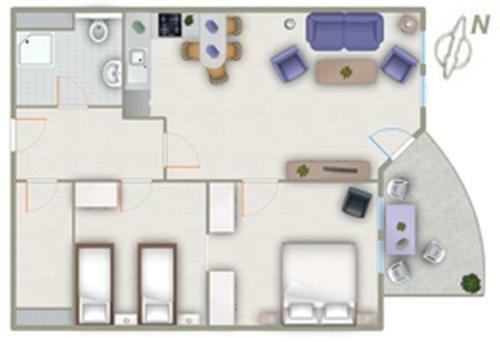 Apartamento Kurpark-residenz App 125
