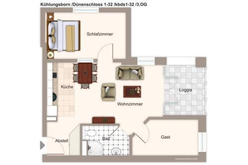 Apartamento D�nenschloss D�nenschloss 1-32