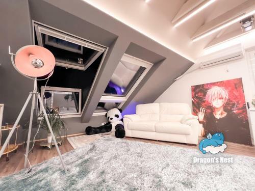 Apartamento Dragon?s Nest: Cozy & Modern Attic Loft Nuremberg
