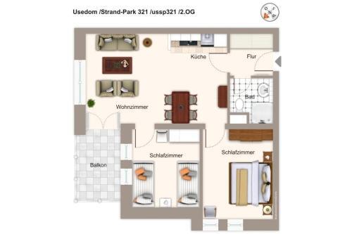 Apartamento Strand-park Strand-park 321