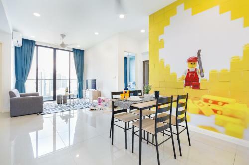 Apartamento Hostahome Suites At D'pristine Opposite Theme Park