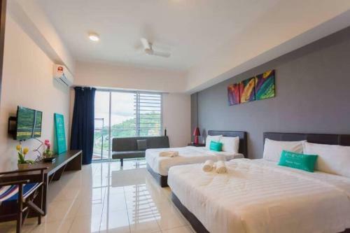 Apartamento Kk Studio [b]/2 Queen Bed/ Netflix/free Parking