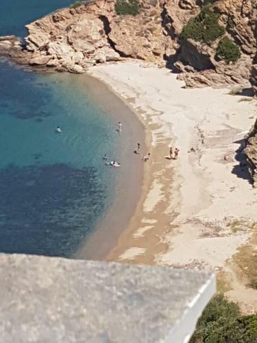 Karystos Villa Private Pool Beach Seaside Karnagio