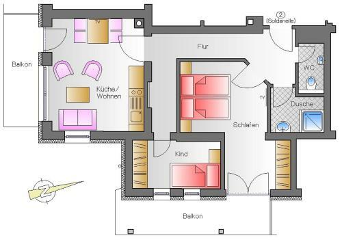 Apartamento Fellhornhaus Ferienwohnungen