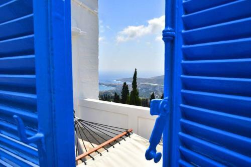 Traditional Cycladic House With View In Andros