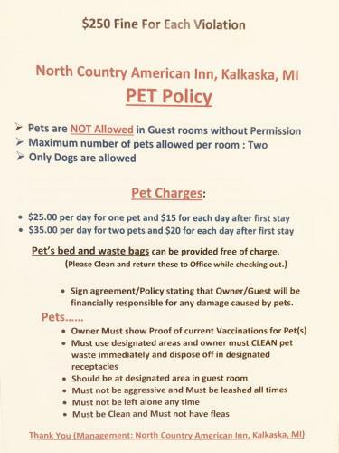 Motel North Country American Inn