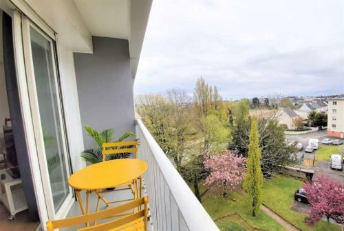 Apartamento Chaleureux, Clair, Balcon, 2sdb, Centre � Pied