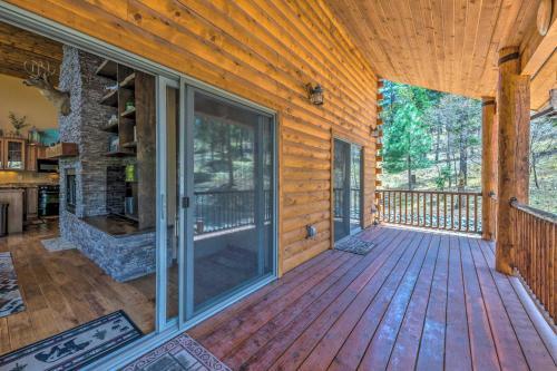 Quiet Ruidoso Cabin Wraparound Deck And Grills
