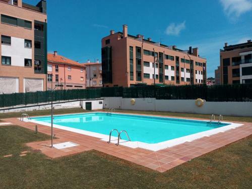 Apartamento 4 Personas Posada de Llanes Con Piscina