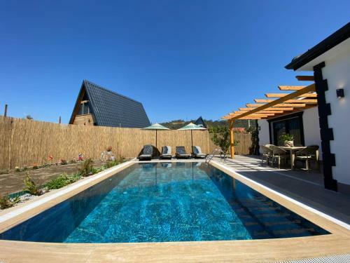 Remarkable Villa With Jacuzzi, Private Pool And Backyard In Fethiye