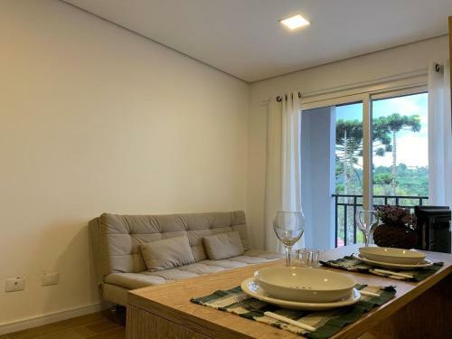 Apartamento Encantador Flat No Centrinho Do Capivari