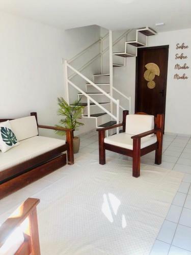Residencial Com 3 Su�tes Na Praia de Taperapuan