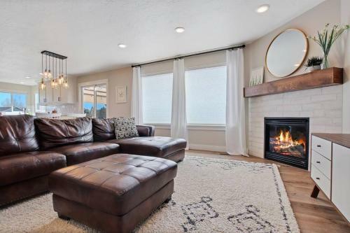 The White Custom Farmhouse 5 Bedroom Home