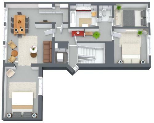 Apartamento Shs Homes, 3 Bedroom, Kitchen, Wifi, Workspace, Coffee, Central