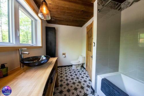 Chalet Deschamps- Spa- Chien Accept�- Nature- Estrie