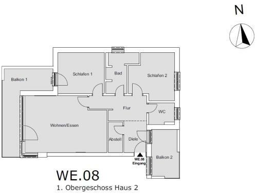 Apartamento Die Haffh�user Ferienwohnung Viii