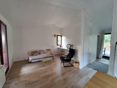 Chalet Dans La Pin�de Entre Lac Et Oc�an
