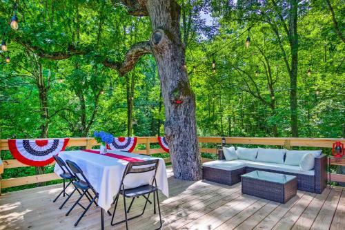Lake Lure Cottage With Entertainment Backyard!