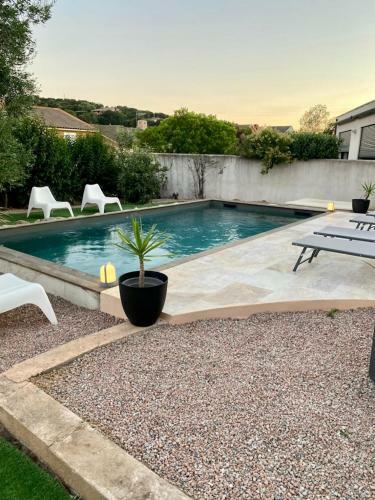 Jolie Maison de Vacances Avec Piscine