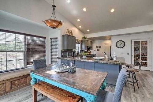 Modern Flagstaff Home Deck, Patio And Fire Pit