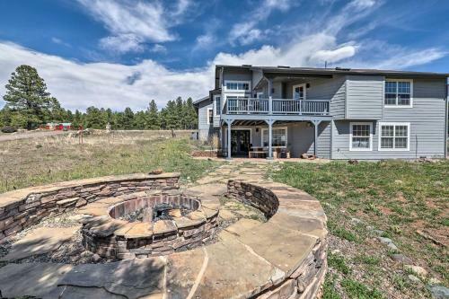 Modern Flagstaff Home Deck, Patio And Fire Pit