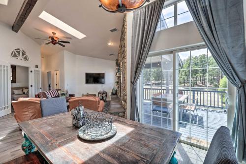 Modern Flagstaff Home Deck, Patio And Fire Pit