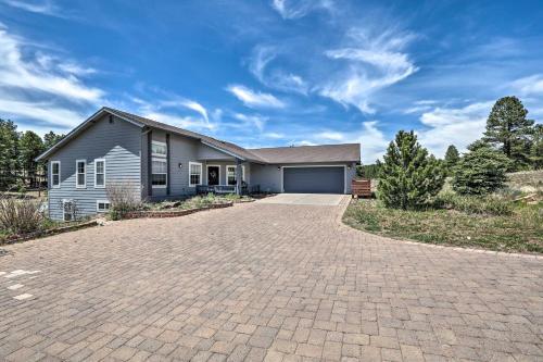 Modern Flagstaff Home Deck, Patio And Fire Pit