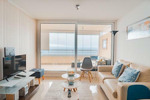 Apartamento Impecable Depto Terraza Full Vista Al Mar