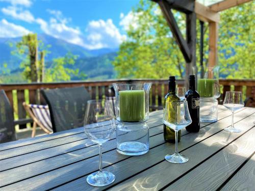 Uriges Chalet Auf �ber 1250m +dampfbad +netflix!