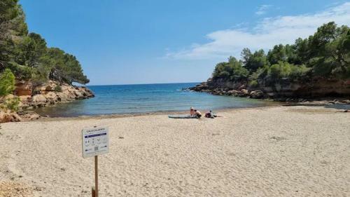 Apartamento A 300m de La Playa Con Jard�n.