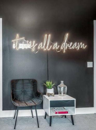 Big New And Modern With Skyline View Mural And Ping Pong