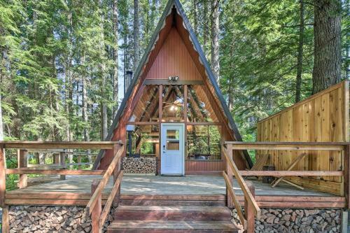 Tahoma A-frame Cabin With Hot Tub And Fire Pit