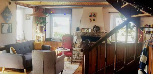 Vue Mer Et Campagne / C�te de T�r�nez