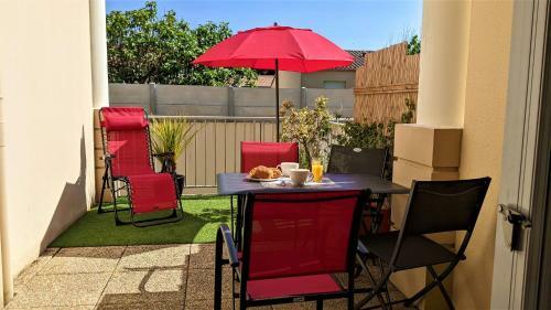 Apartamento Studio Terrasse En Bord de Mer Avec Garage