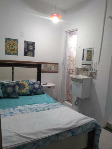 Apartamento Suite Dos Anjos Com Cozinha 150m Da Praia