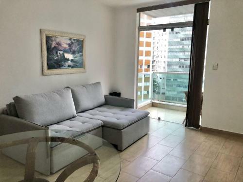 Apartamento Lindo Apto Com Varanda E Vista Para O Mar 2 Dorm