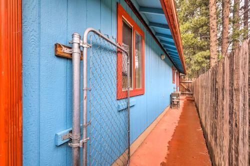 Forested Flagstaff Getaway Garden, Gas Grill