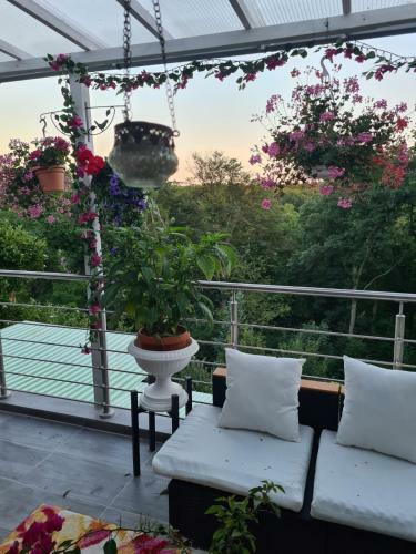 Cozy Room With A Beautiful Garden View