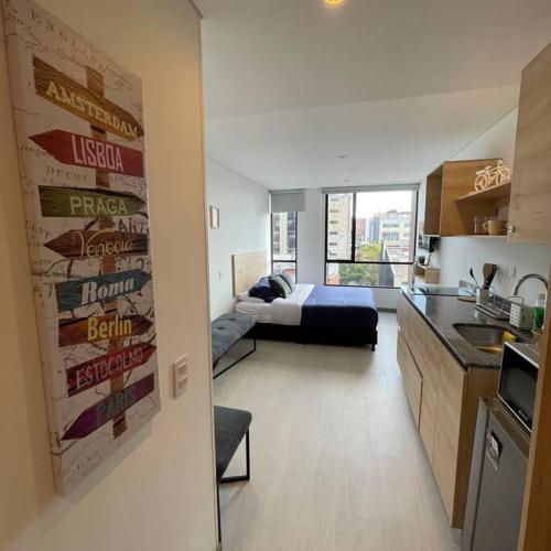 Apartamento Acogedor Loft En Chapinero Alto