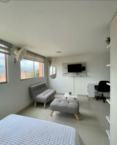 Apartamento Premium White Loft En Medell�n