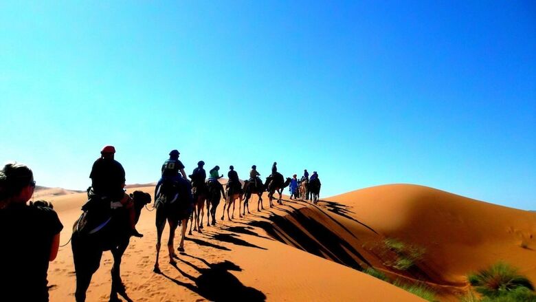 Camel Trek Bivouac In Merzouga