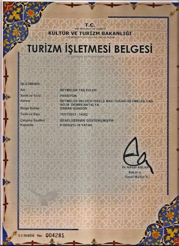 Agroturismo Beymelek Tas Evler