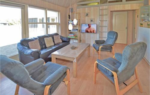 Holiday Home L�kken With A Fireplace 05